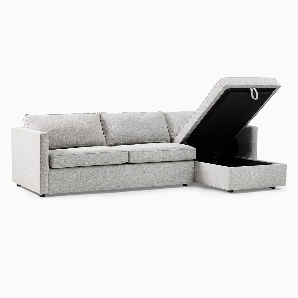 Harris Sleeper Modular Sofa w/ Storage Chaise West Elm UK